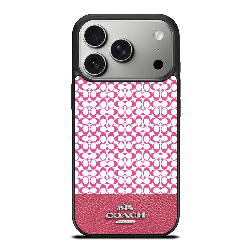 COACH NEW YORK PINK iPhone 17 Pro Case Cover